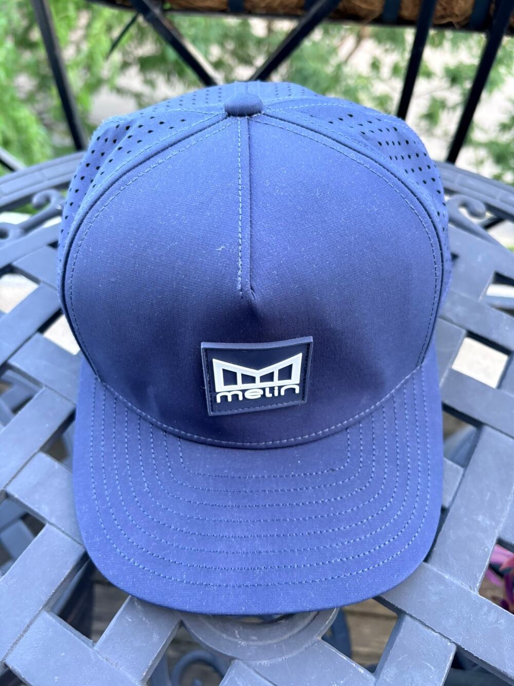 Melin Odyssea Hydro Navy Waterproof Snapback Hat Adjustable Classic